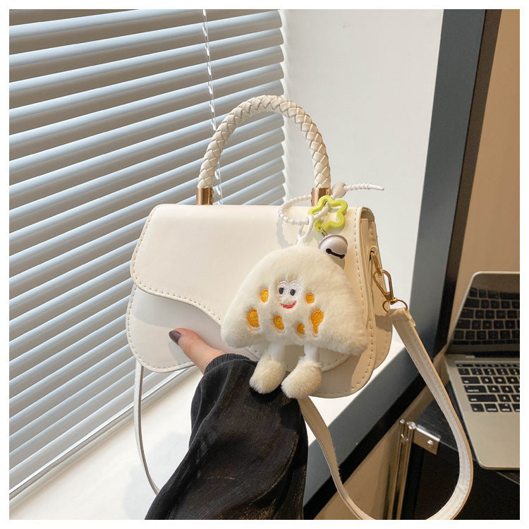 Sac à Main Élégant avec Porte-Clé Peluche