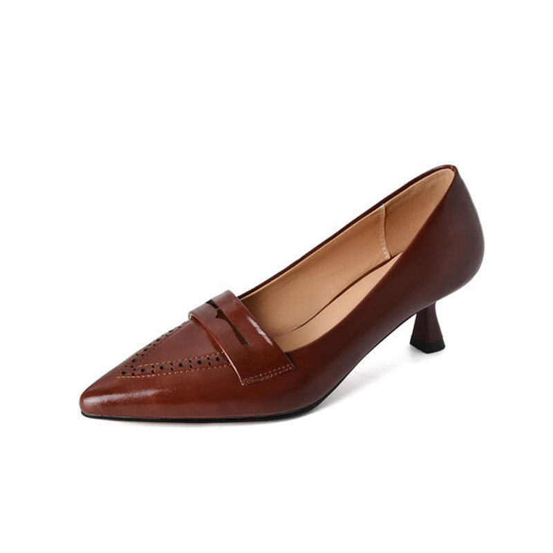 Escarpins Élégants à Talons Moyens
