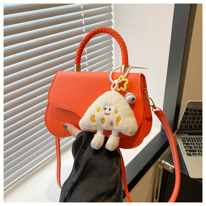 Sac à Main Élégant avec Porte-Clé Peluche