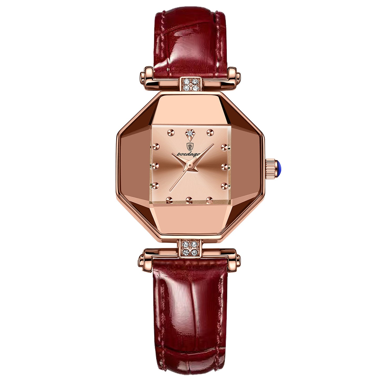 Montre Élégance Bordeaux Femme