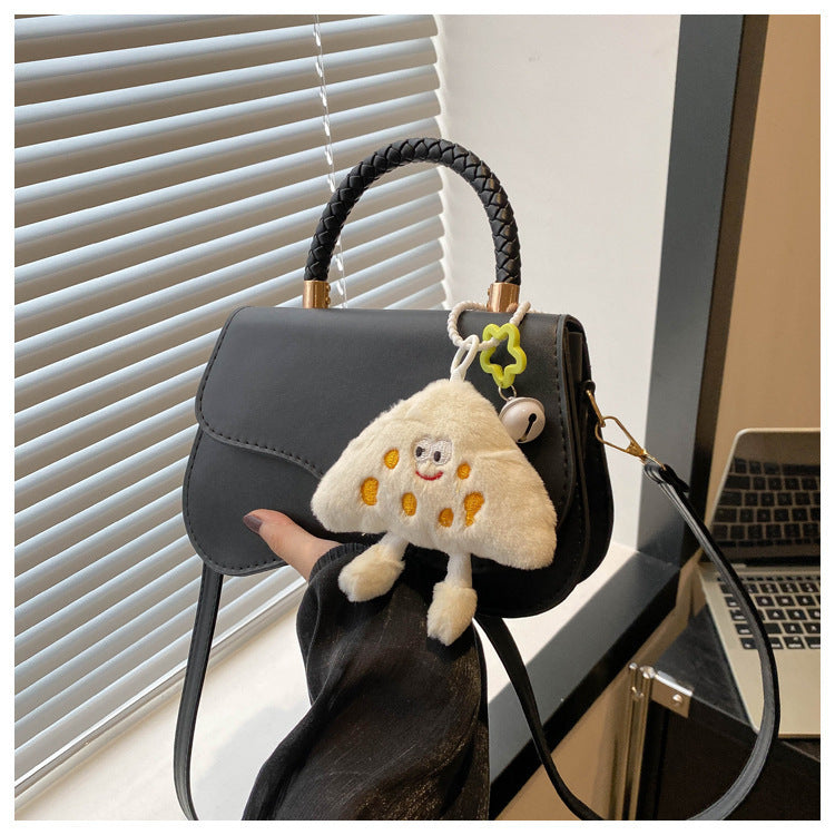 Sac à Main Élégant avec Porte-Clé Peluche