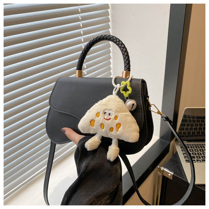 Sac à Main Élégant avec Porte-Clé Peluche