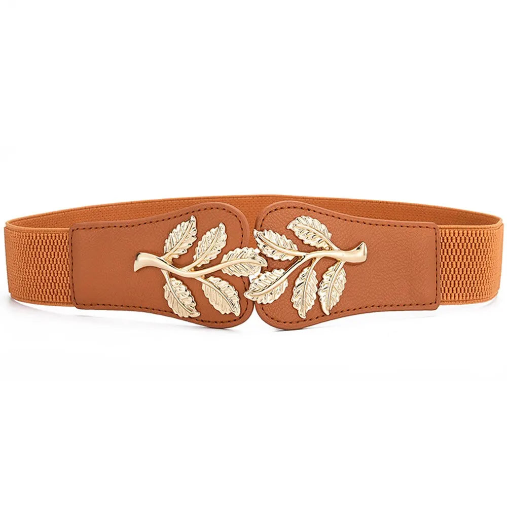 Ceinture Élégance Feuille Dorée