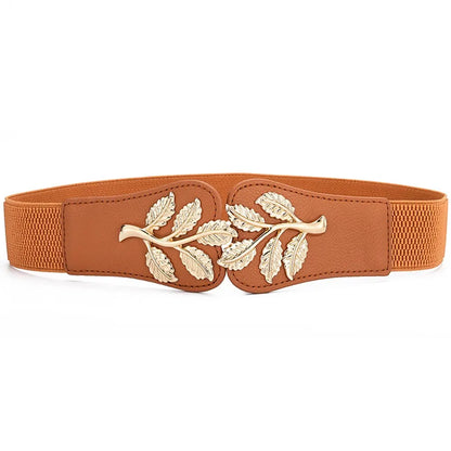Ceinture Élégance Feuille Dorée