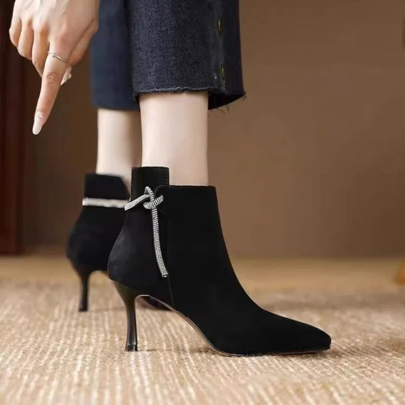 Bottines Chic en Daim