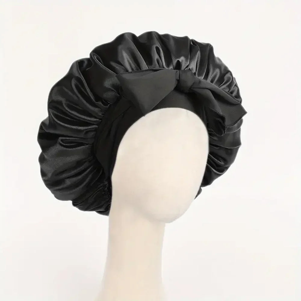Bonnet de Nuit en Satin Élégance