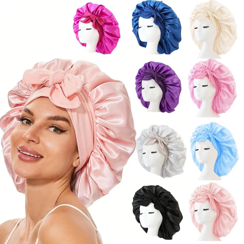 Bonnet de Nuit en Satin Élégance
