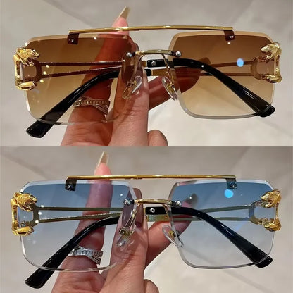 Lunettes de Soleil Carrées Luxe