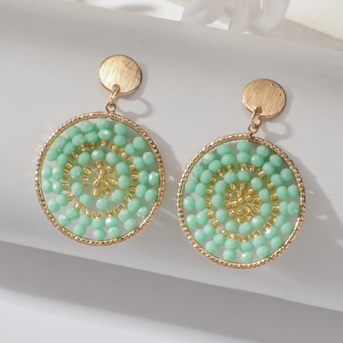 Boucles d’Oreilles  Perles d’Éclat