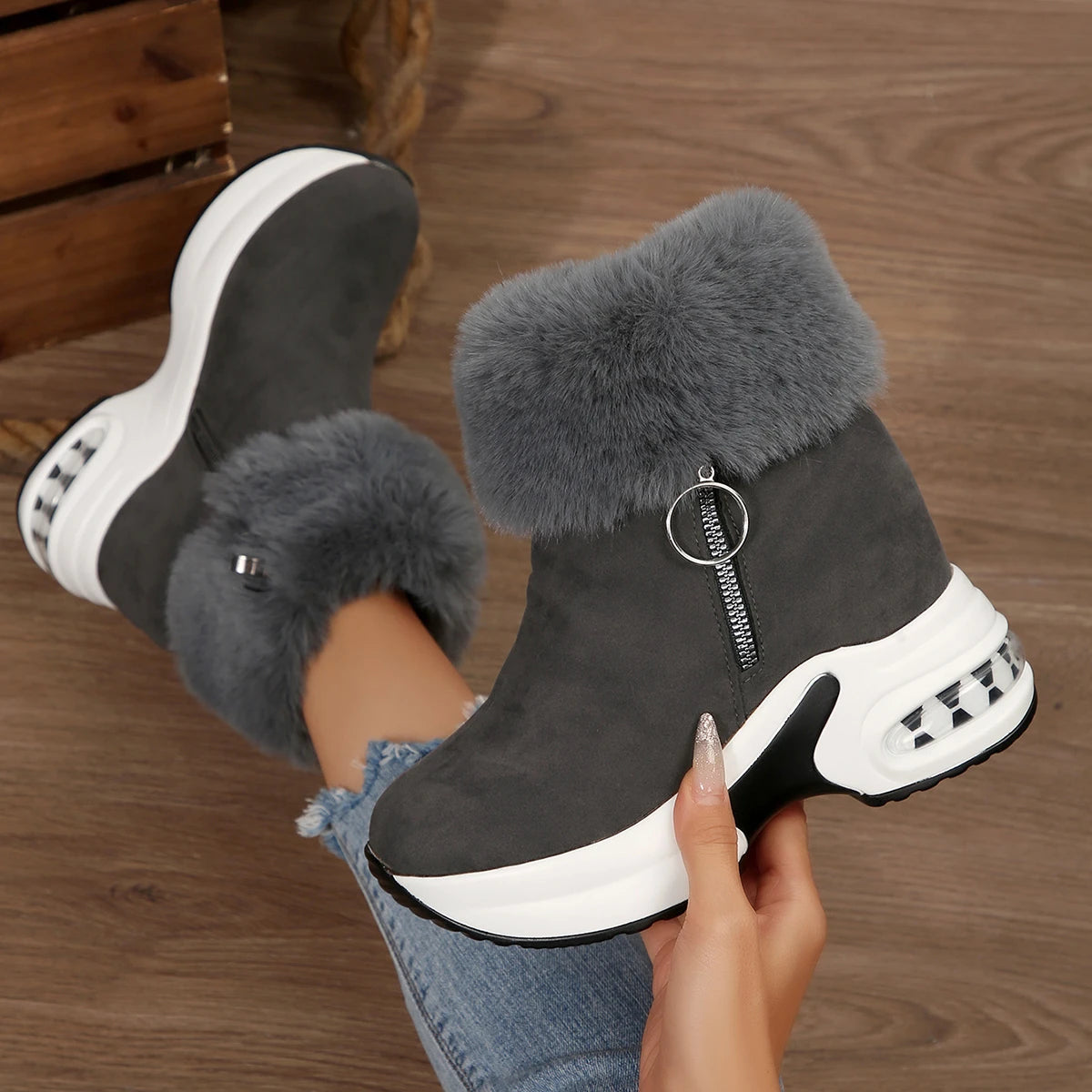 Bottines Fourrées Chic