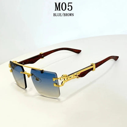 Lunettes de Soleil Femme Luxe Doré