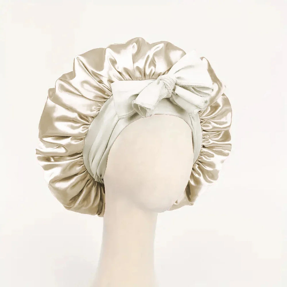 Bonnet de Nuit en Satin Élégance