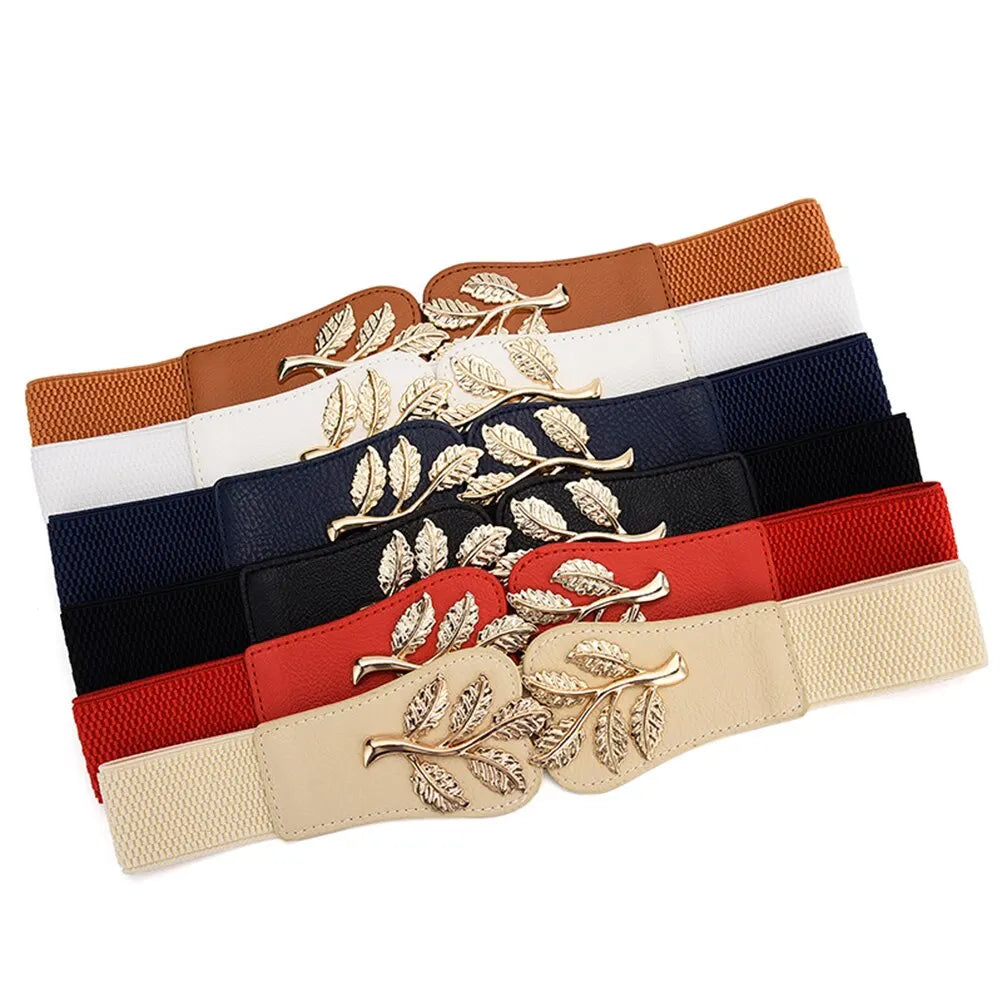 Ceinture Élégance Feuille Dorée