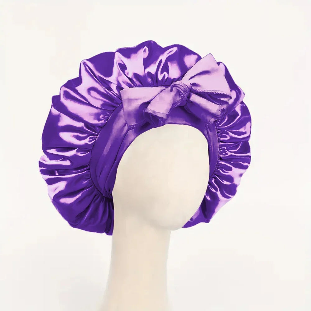 Bonnet de Nuit en Satin Élégance