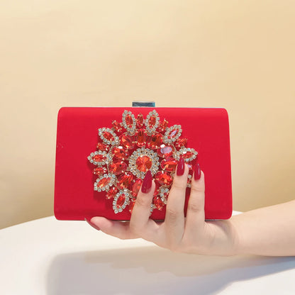 Pochette de Soirée Velours Bleu