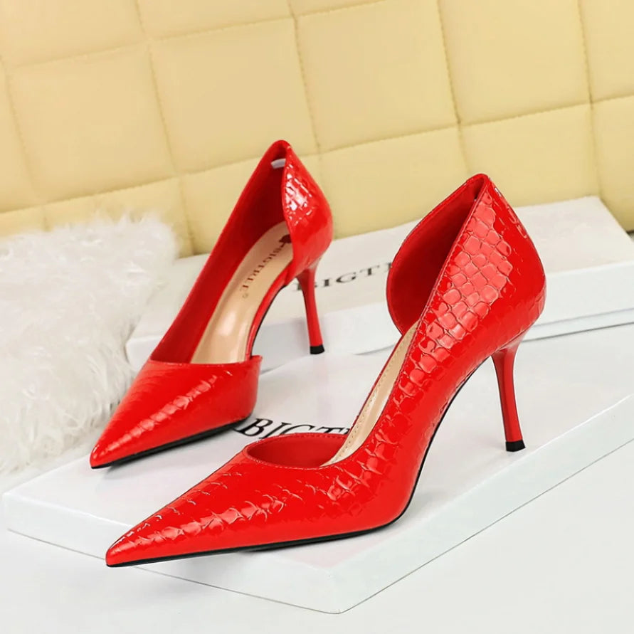 Escarpins vernis élégance Intemporelle