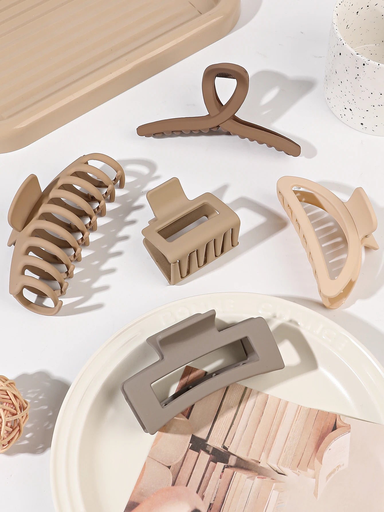 Lot de Pinces à Cheveux Mat