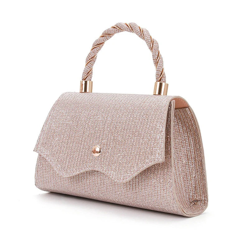 Pochette élégance Rosée