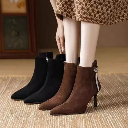 Bottines Chic en Daim