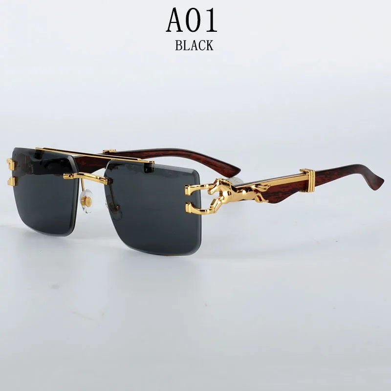 Lunettes de Soleil Femme Luxe Doré