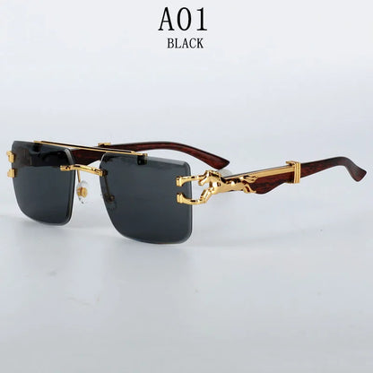 Lunettes de Soleil Femme Luxe Doré