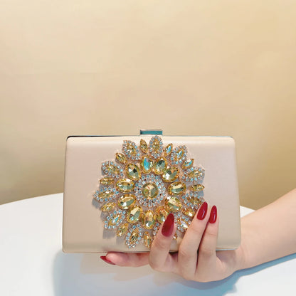 Pochette de Soirée Velours Bleu