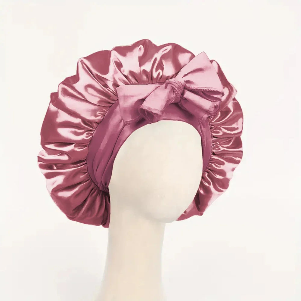 Bonnet de Nuit en Satin Élégance