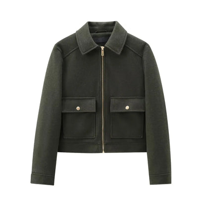 Veste Élégante en Laine  Raffinement & Confort à la Française