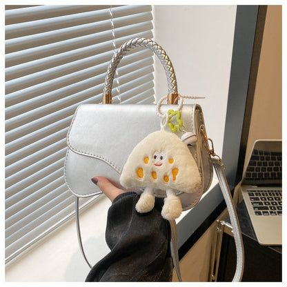 Sac à Main Élégant avec Porte-Clé Peluche
