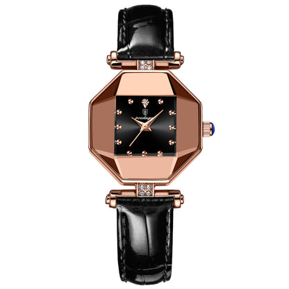 Montre Élégance Bordeaux Femme