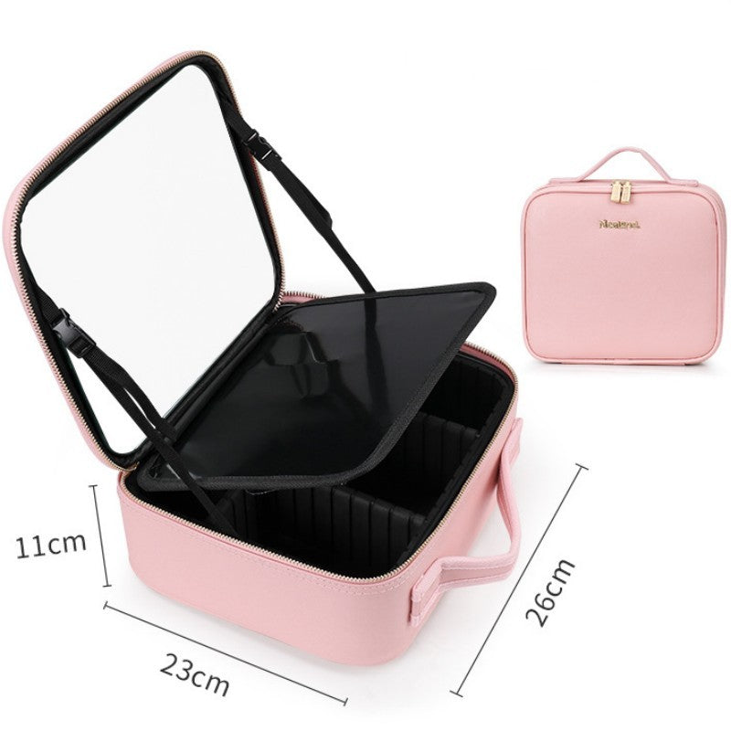 Trousse de Maquillage avec Miroir LED Intégré